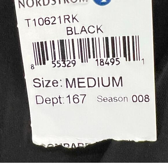 Soprano Y2K Babydoll Top Womens M Black Cold Shoulder Empire Flowy Whimsygoth - Picture 12 of 13